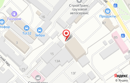 Грузовой автосервис Европарк на улице Фрунзе на карте