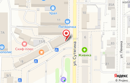 Парикмахерская Валерия на улице Сутягина на карте