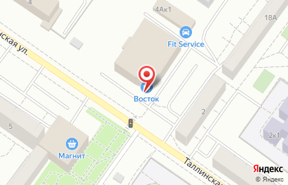 Туристическая компания Казкурорт на Таллинской улице на карте