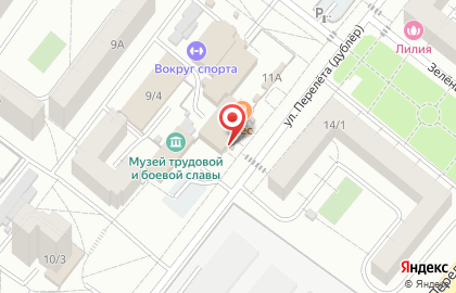 Торговая компания Легион-Строй в Зелёном переулке на карте