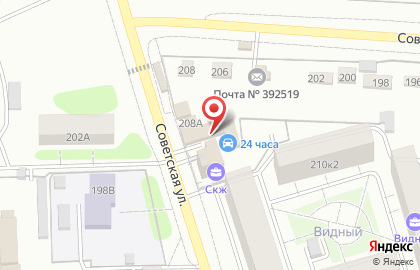 Автоцентр в Тамбове на карте