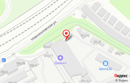 Склад-магазин Купи ткань на Новохохловской улице на карте