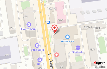 Ателье по пошиву и ремонту Иис-Уус на улице Дзержинского на карте