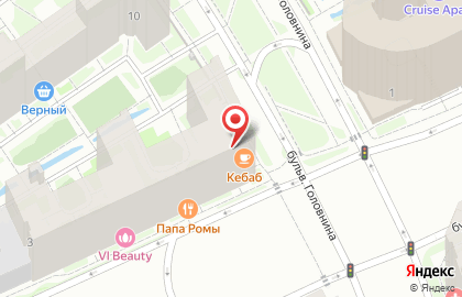 Кофейня Baggins Coffee на бульваре Александра Грина на карте