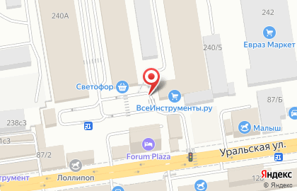 Гипермаркет Big Shop на Новороссийской улице на карте