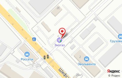 Сеть АГЗС Экогаз в Орджоникидзевском районе на карте