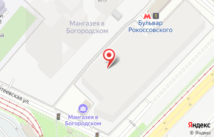 Континент обувь на Бульваре Рокоссовского на карте