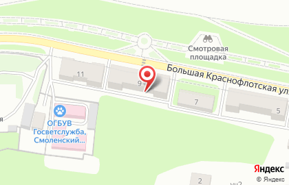Компания АлмазГранит+ на Большой Краснофлотской улице на карте