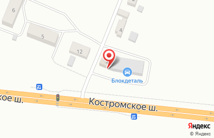 Магазин автозапчастей Блокдеталь в Фрунзенском районе на карте