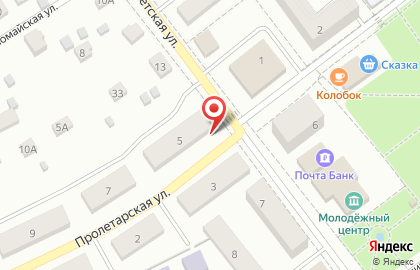 Славянский пух на Советской улице на карте