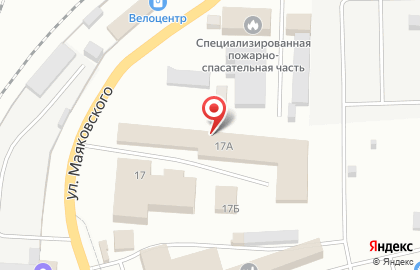 Шинный центр Форсаж Tyre & Service на улице Маяковского на карте