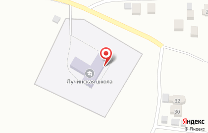 Лучинская средняя общеобразовательная школа на карте