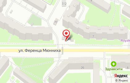 Магазин овощей и фруктов в Томске на карте