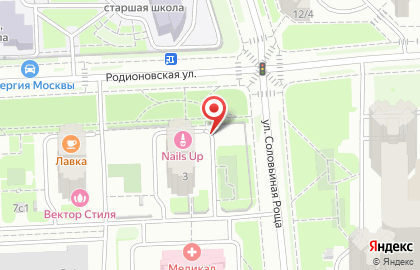 Диана на Родионовской улице на карте