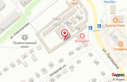Мастерская по изготовлению памятников на ул. Лукашина, 17Б/1 на карте