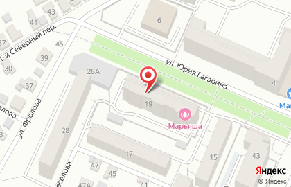 Магазин у дома Бристоль на улице Гагарина на карте