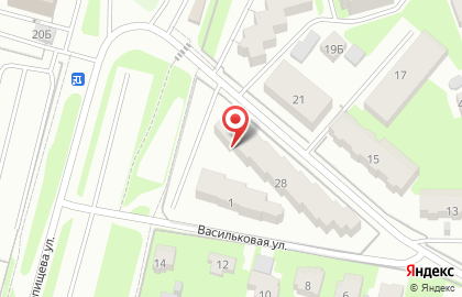 Автостоянка на Новосельковской, 28а на карте