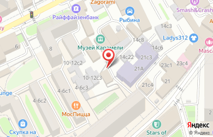 Ателье в Москве на карте