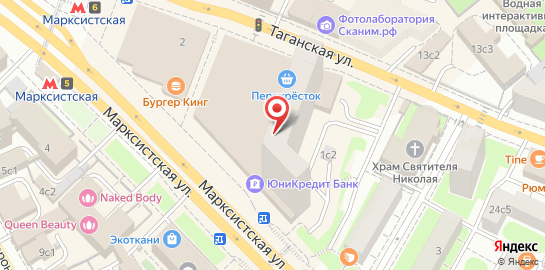 Ортопедический салон ОРТЕКА на Марксистской улице на карте