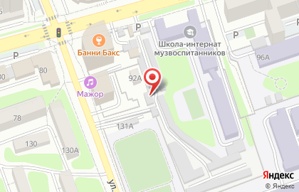 Автогаражный кооператив №30 в Октябрьском районе на карте