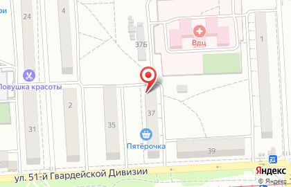 Спортивная школа №23 в Дзержинском районе на карте