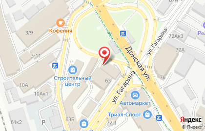 Строительный магазин ЮпитерСтрой в Центральном районе на карте