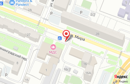 Продуктовый магазин в Тюмени на карте