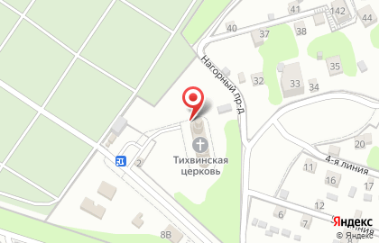 Церковь Тихвинской Иконы Божией Матери на карте
