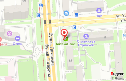 Суши-бар Суши Wok на бульваре Гагарина на карте