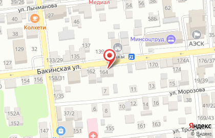 Автомойка в Астрахани на карте