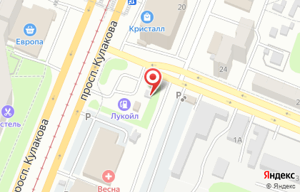 Шиномонтажная мастерская Шинка на проспекте Кулакова на карте