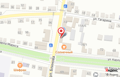Ситилинк мини на улице Блинова на карте