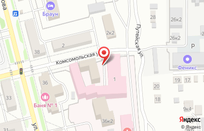 Скорая медицинская помощь в Комсомольске-на-Амуре на карте