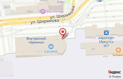 Авиакомпания Уральские авиалинии в Октябрьском районе на карте