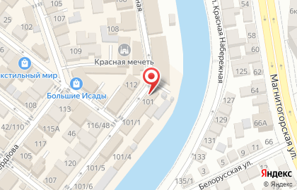 Магазин товаров для рыбалки на улице Красная Набережная на карте