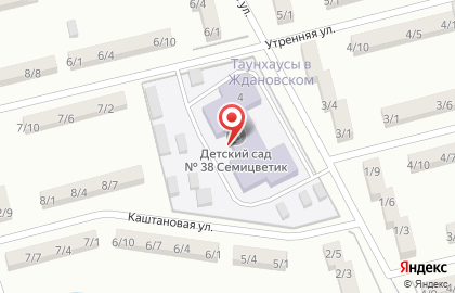Детский сад №38 Семицветик на карте