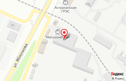 Мясокомбинат Астраханский в Ленинском районе на карте
