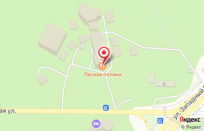 Гостинично-ресторанный комплекс Лесная поляна на Приозёрной улице на карте