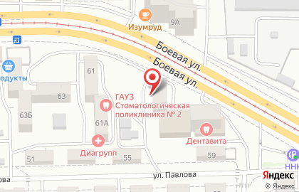 ООО "САМОЁ" на улице Павлова на карте