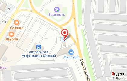 Сеть стрит-кафе Папа Гриль в Нефтекамске на карте