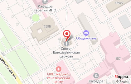 Православный приход храма во имя преподобномученицы Великой княгини Елисаветы на карте
