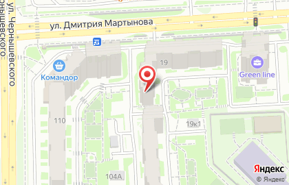 Я Беременна на улице Дмитрия Мартынова на карте