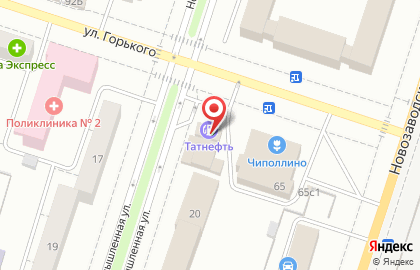 Татнефть на улице Горького на карте