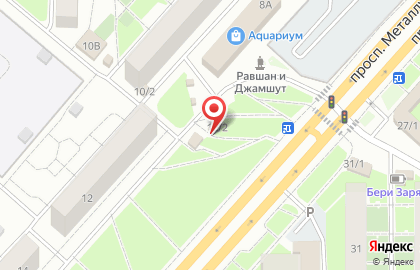 Магазин фруктов и овощей на проспекте Металлургов, 12/1 на карте