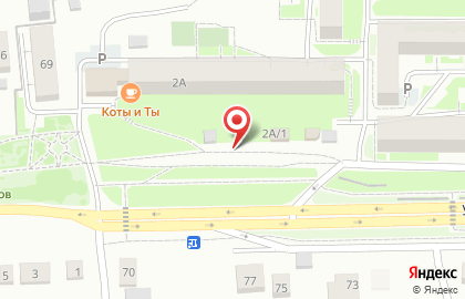 Киоск по продаже фруктов и овощей в Центральном районе на карте