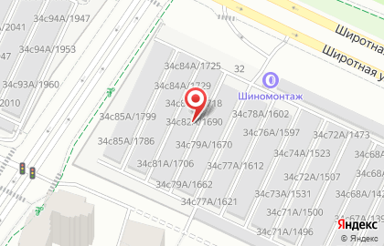 Выездная служба по ремонту стиральных машин на Широтной улице на карте