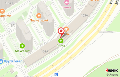 Терминал СберБанк на улице Академика Сахарова на карте