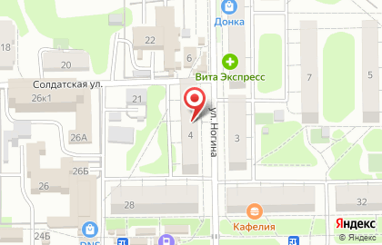 Служба заказа товаров аптечного ассортимента Аптека.ру на улице Ногина на карте