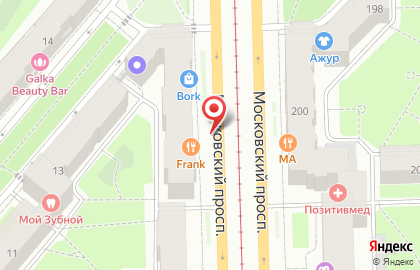 Лагуна на Московском проспекте на карте