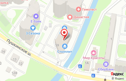 Салон цветов в Москве на карте